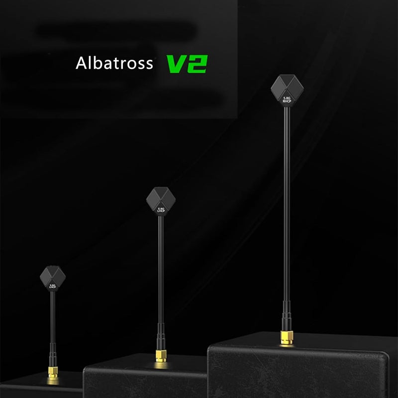 iFlight 2PCS FPV Antenna Albatross V2 5.8GHz 3Dbi 90MM SMA RHCP for FPV Racing Drone - Image 2